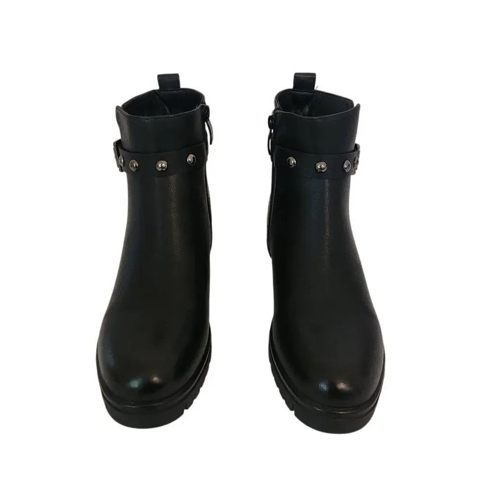 New GC Georgia Black Bootie Biker 9.5M